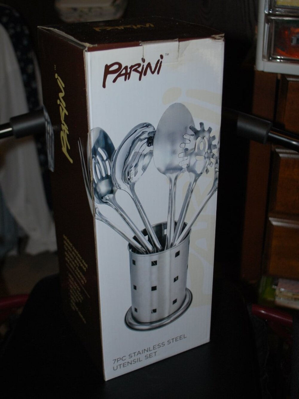 NEW IN BOX Stainless Steel 7 Pc. Utensil Set